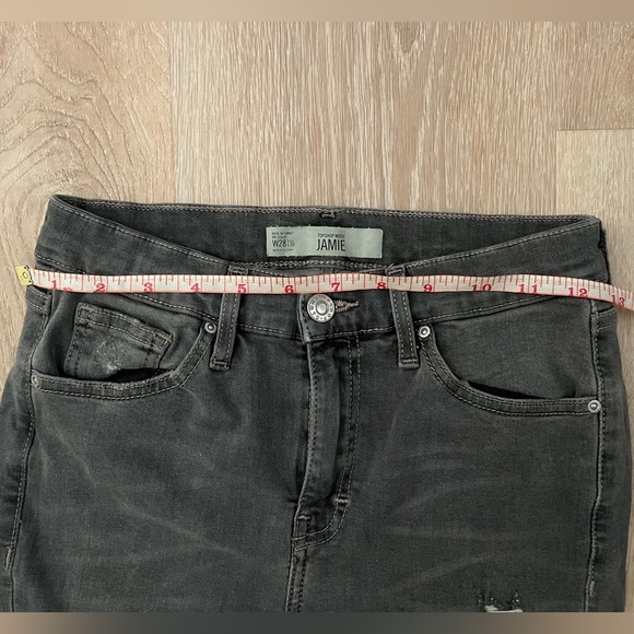 Topshop Jamie High Waist Distressed Moto Jeans - Picture 11 of 12